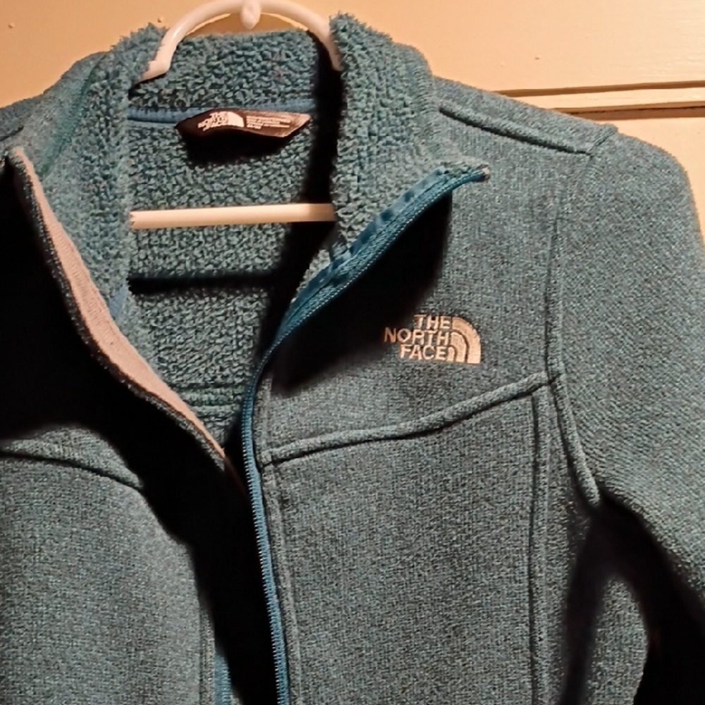 The North Face Teal Fleece Jacket